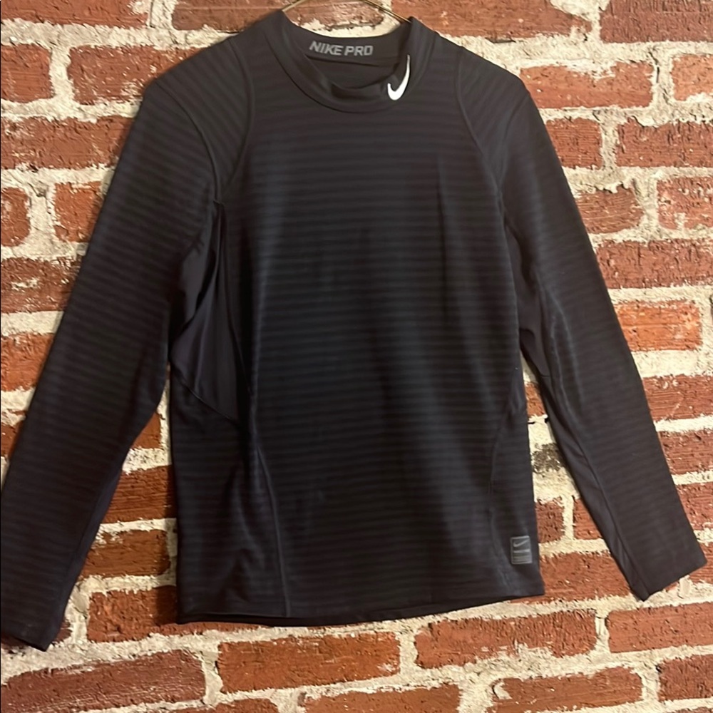 Nike Pro dri-fit Black Long Sleeve base layer